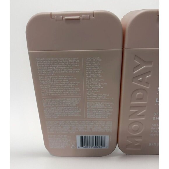 Smooth Monday Shampoo 2pc Set - For Curly, Frizzy, and Dull Hair - 200ml each - Picture 3 of 4
